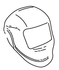 223x266 Welding Helmet Lense Shade 8