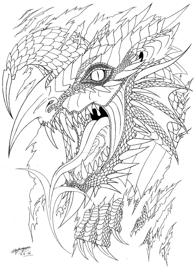 763x1047 My Quick Welsh Dragon Tattoo Design! 3 By Shannonxnaruto