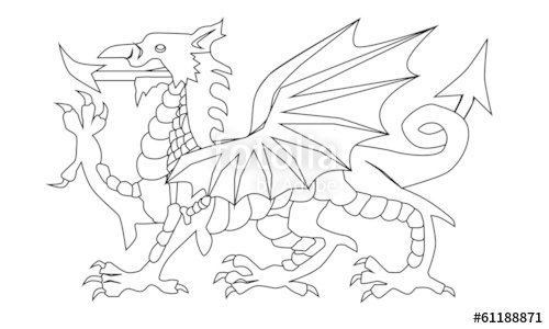 Welsh Dragon Drawing at GetDrawings | Free download