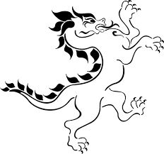 232x217 Welsh Dragon Drawing