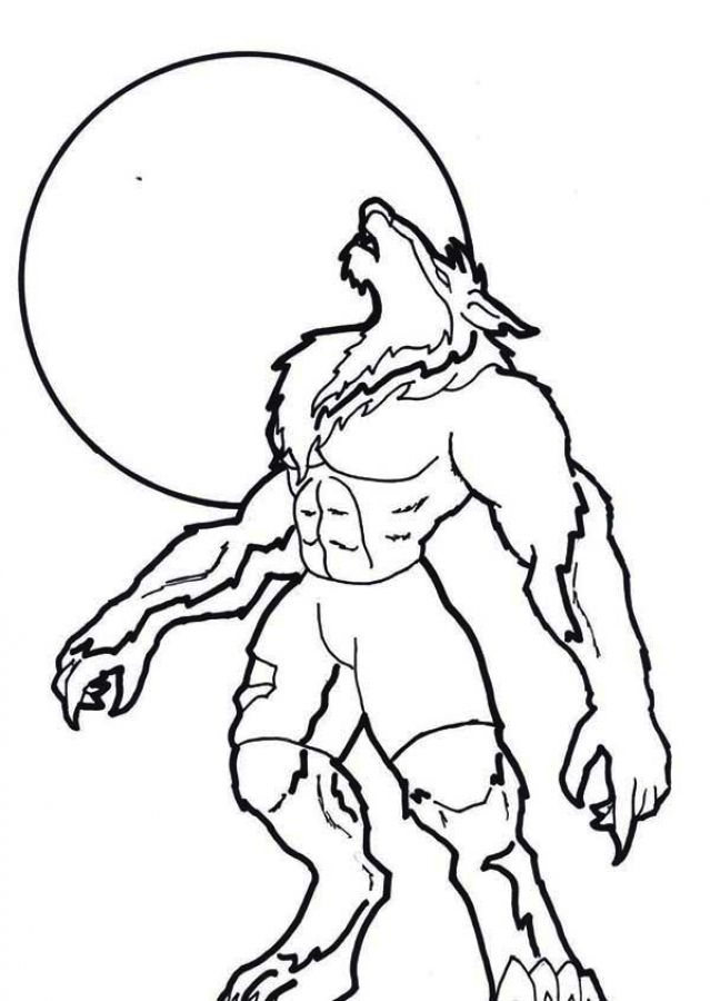 639x900 Trend Werewolf Coloring Pages 29 For Your Model Coloring Pages