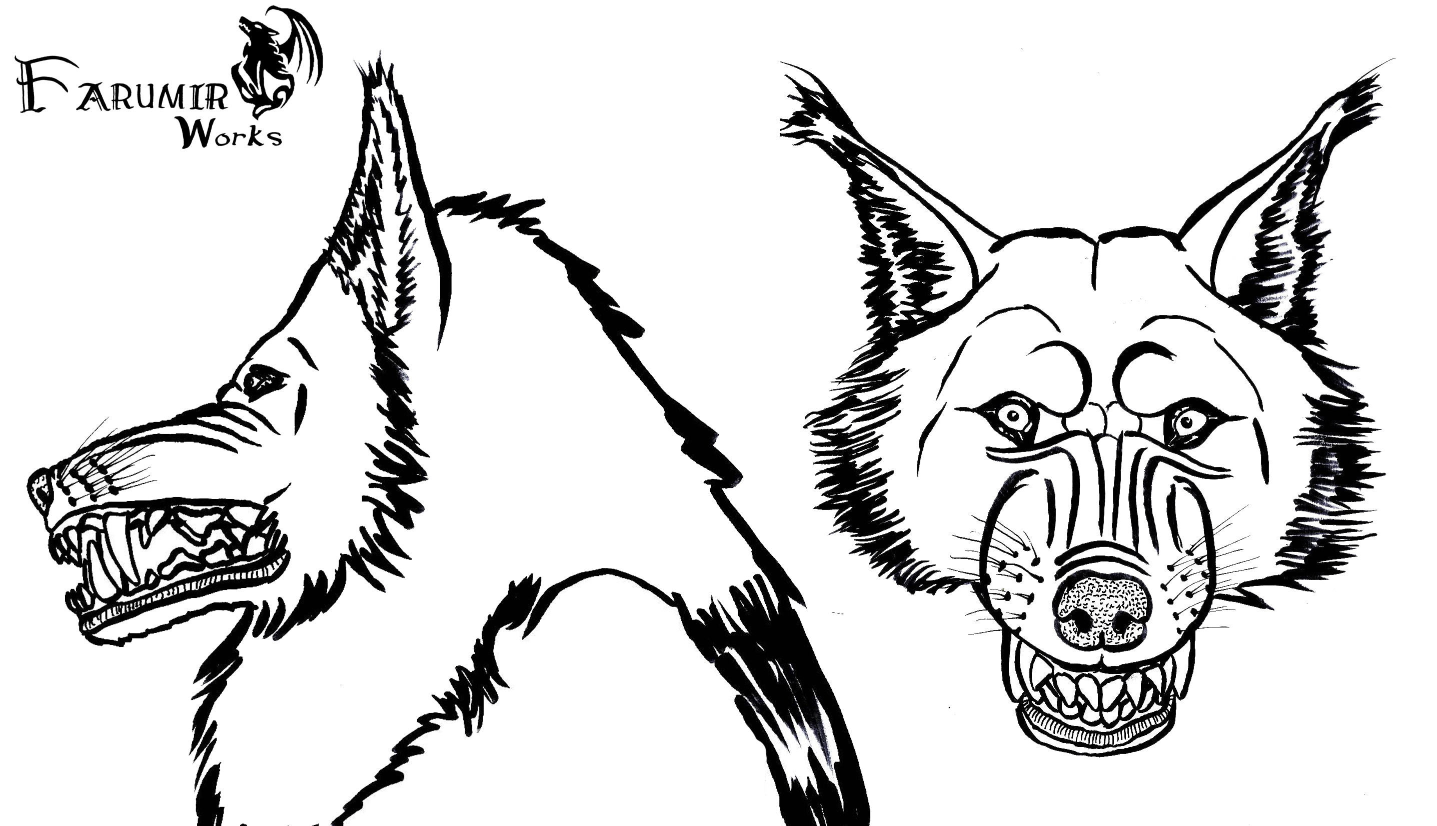 2873x1652 Want To Be A Werewolf Design Your Own Mask! By Farumir