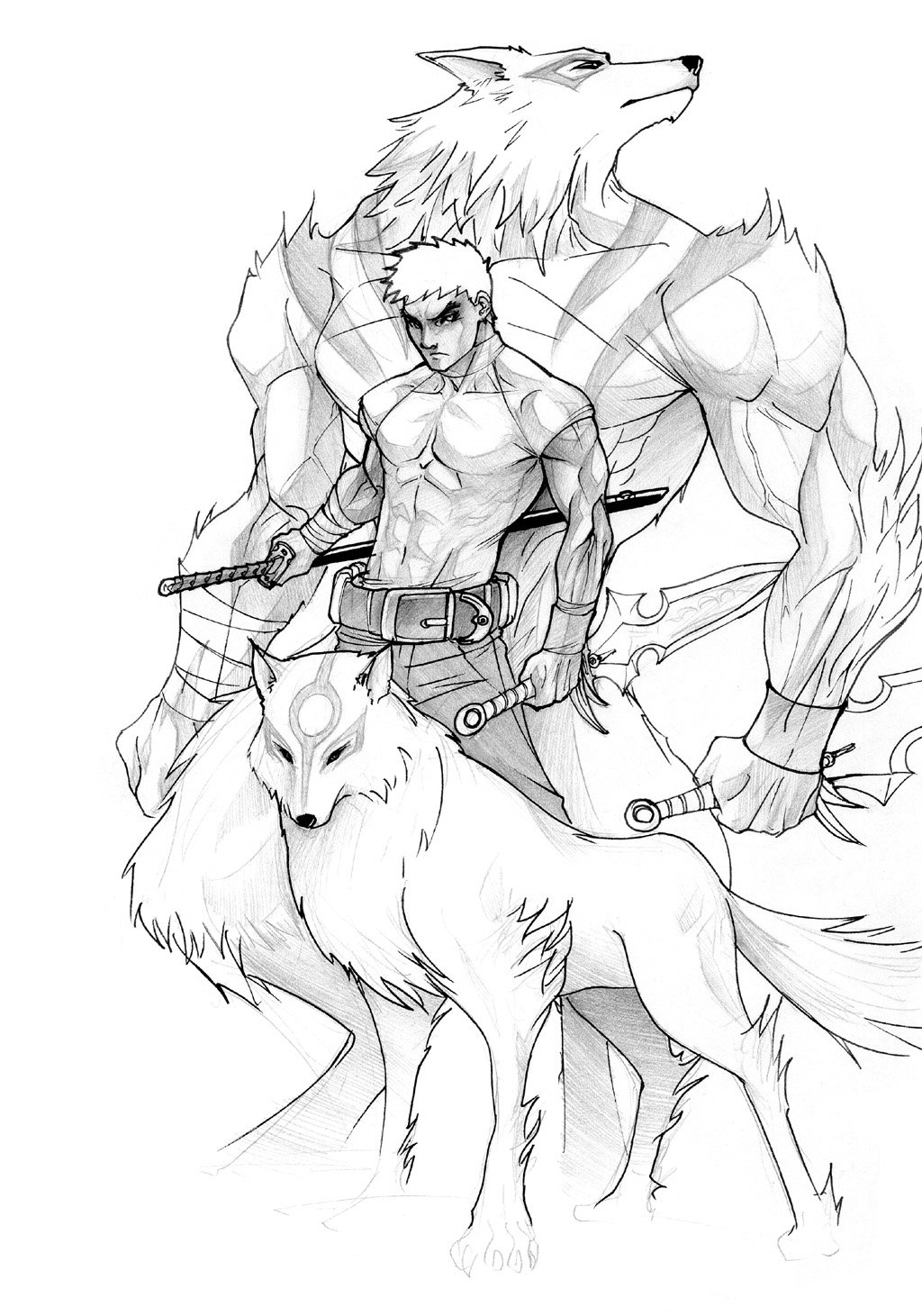 1024x1461 Werewolf By Janusmemory