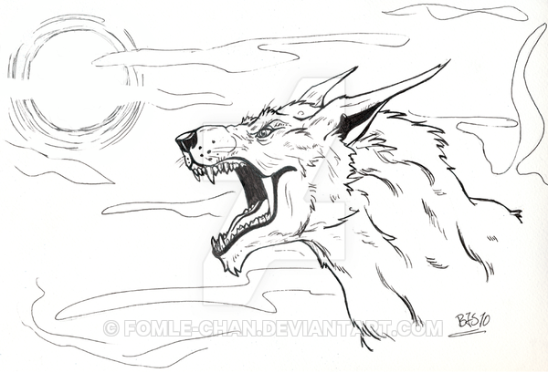 600x420 Werewolf Head By Fomle Chan