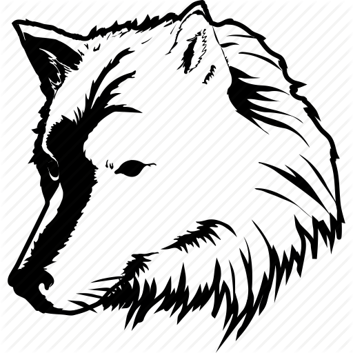 512x512 Animal, Animals, Head, Predator, Werewolf, Wild, Wolf Icon Icon