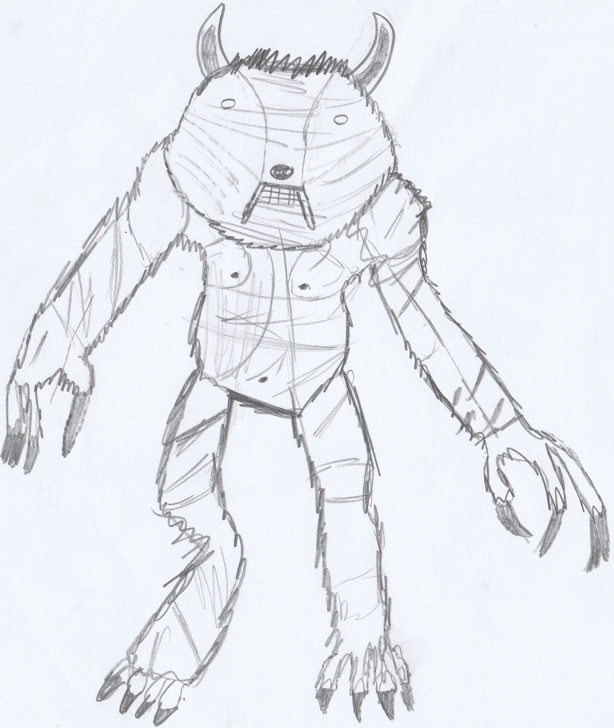 2020x2392 Re Design Of Werewolf Drawing Karanpalsingh