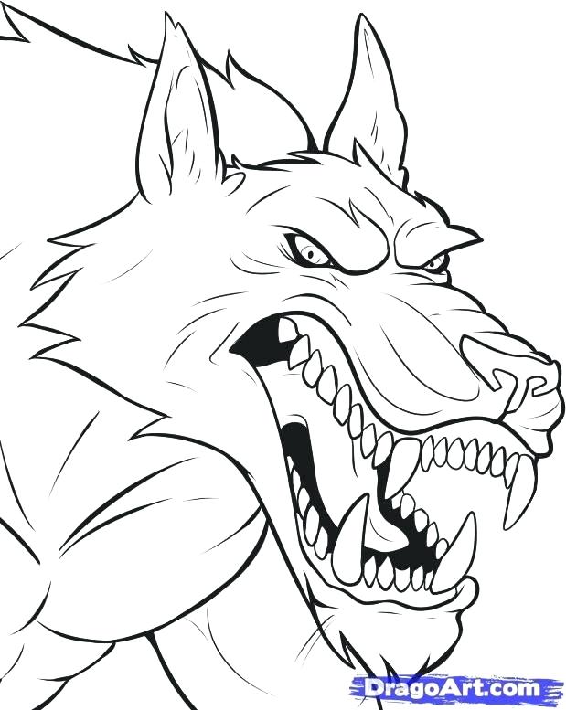 619x777 Wolfman Coloring Pages Werewolf Coloring Page Coloring Pages