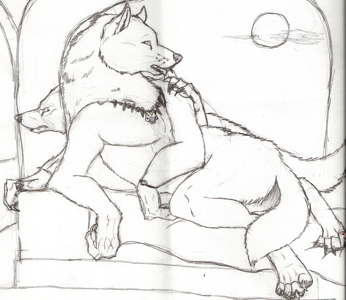 1417x1227 Werewolf Hug Browinewolf Foundmyself