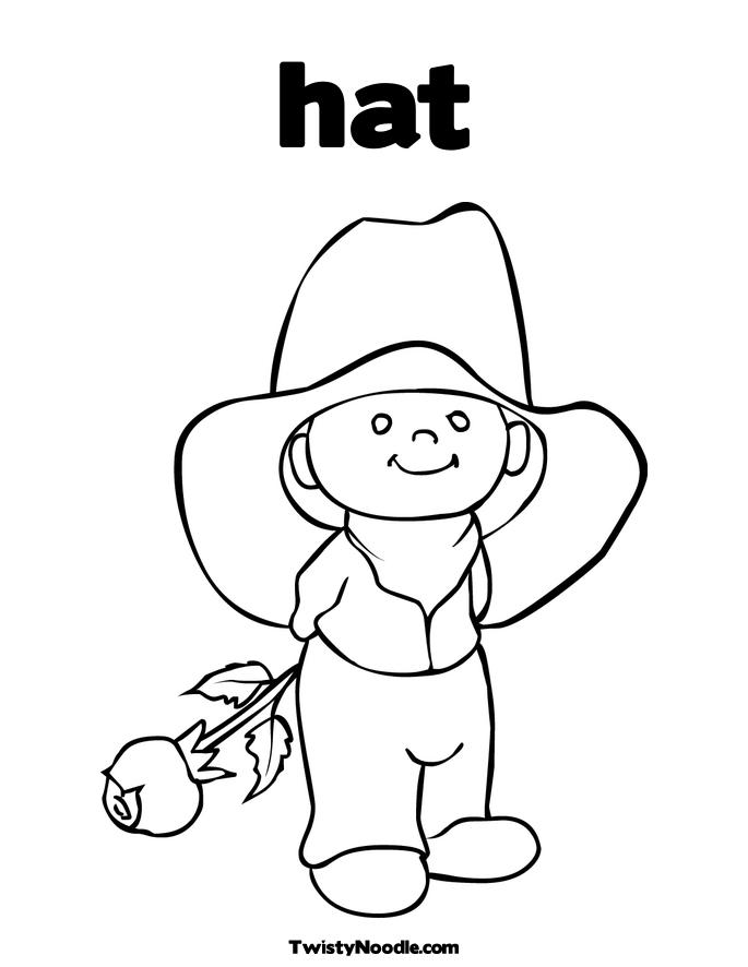 685x886 Cowboy Hat Coloring Pages Printable