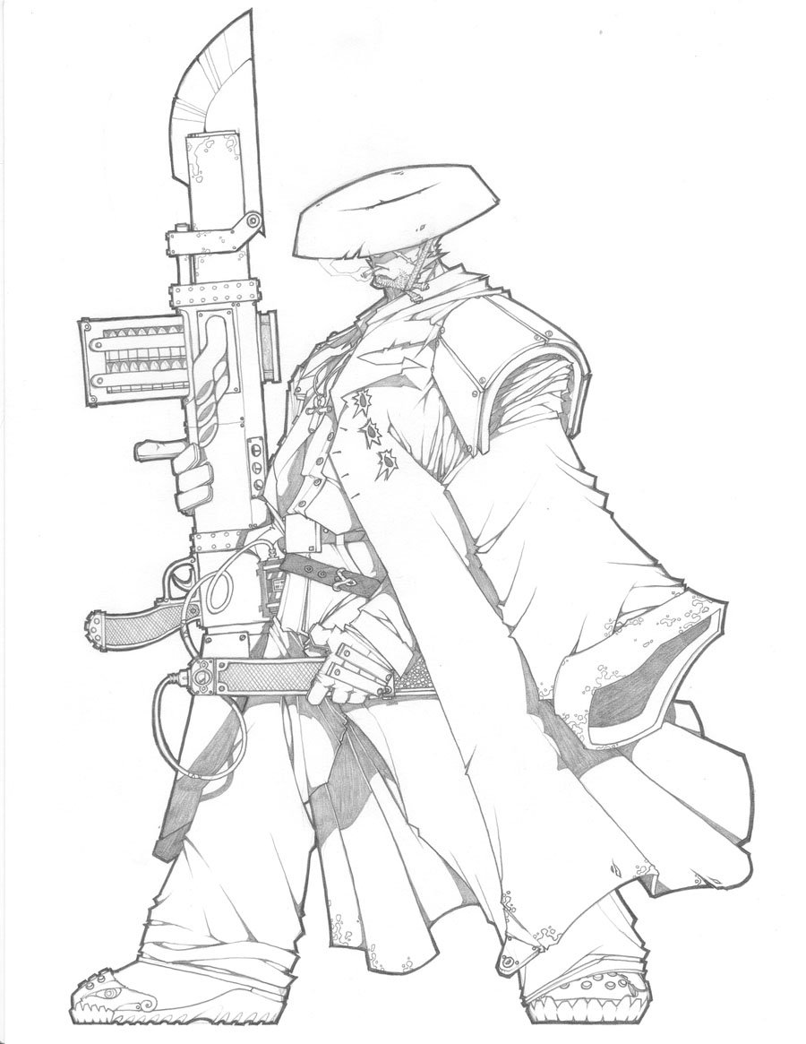 900x1165 Steampunk Western Character By Vincentkukua