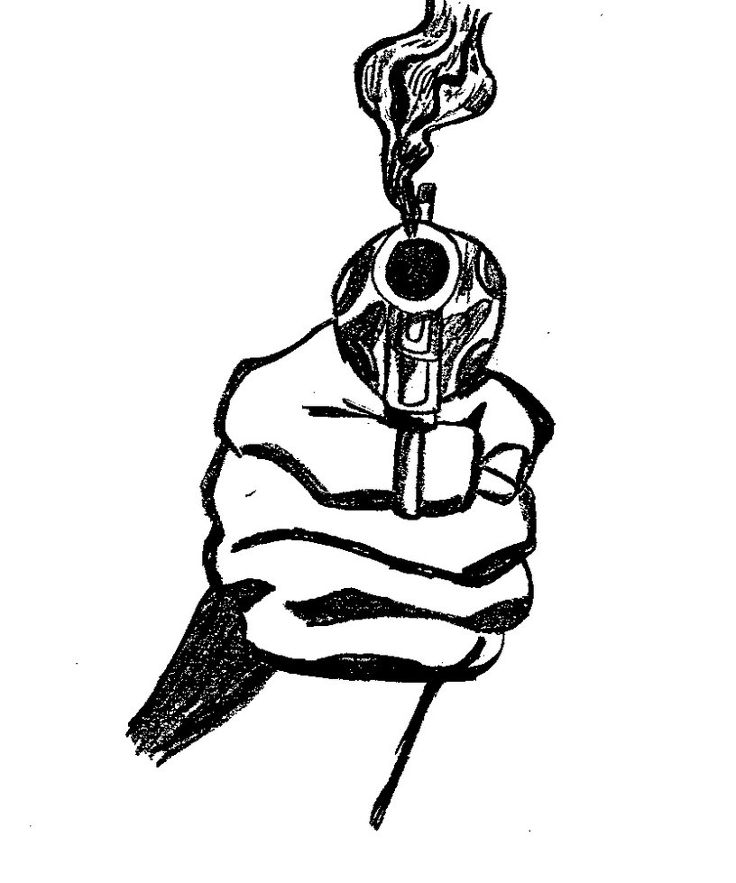 816x979 Noir Smoking Gun By Brickwallsam