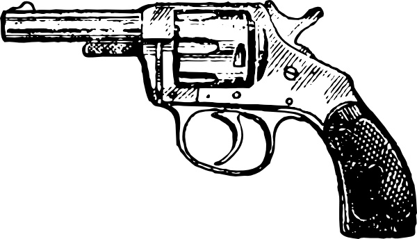 600x344 Pistol Revolver Vector Free Free Vector Download (70 Free Vector