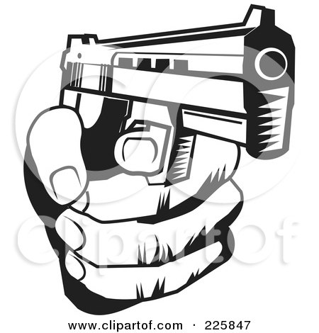 450x470 Royalty Free (Rf) Clipart Of Guns, Illustrations, Vector Graphics