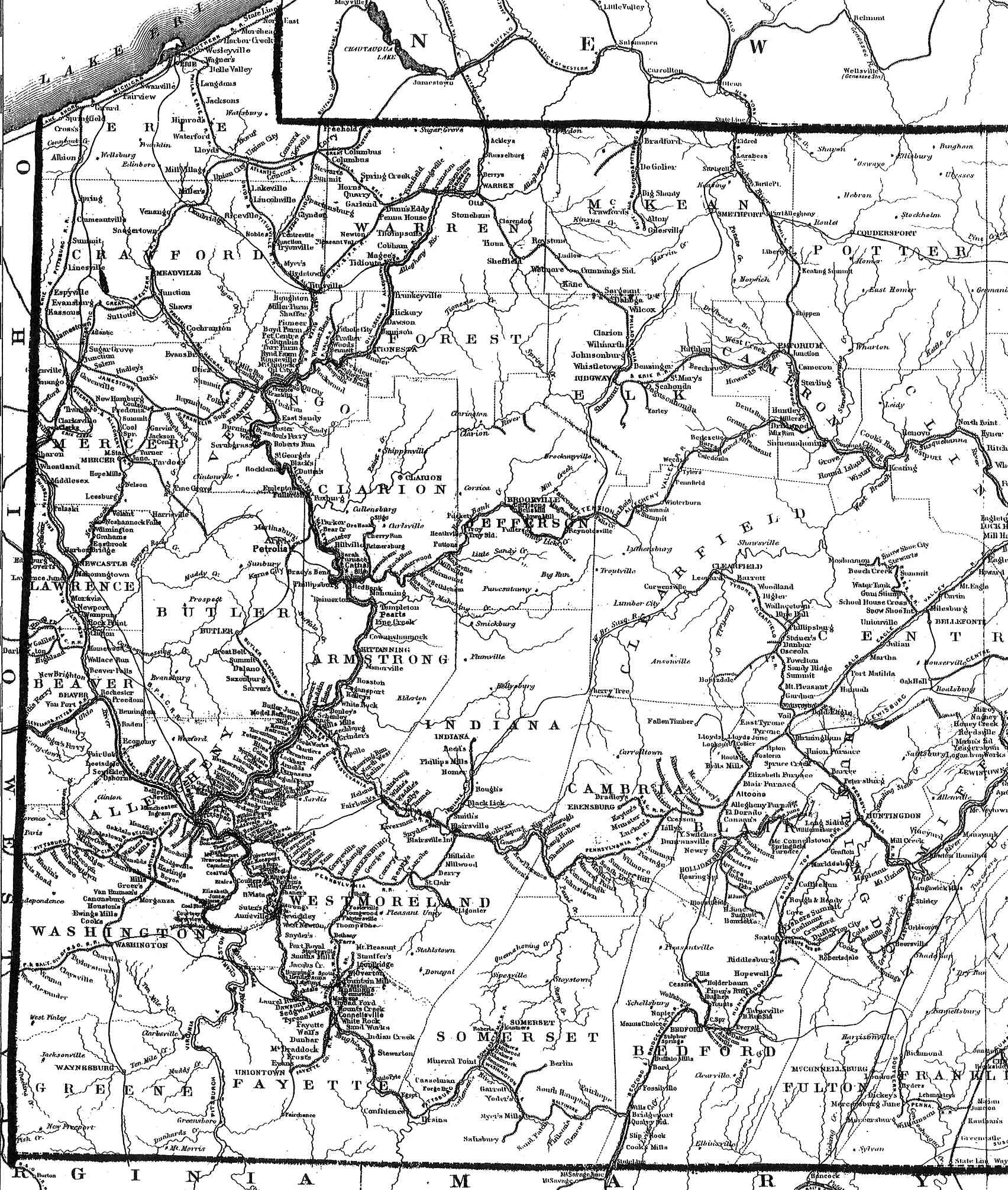 1704x2012 Pennsylvania County Usgs Maps