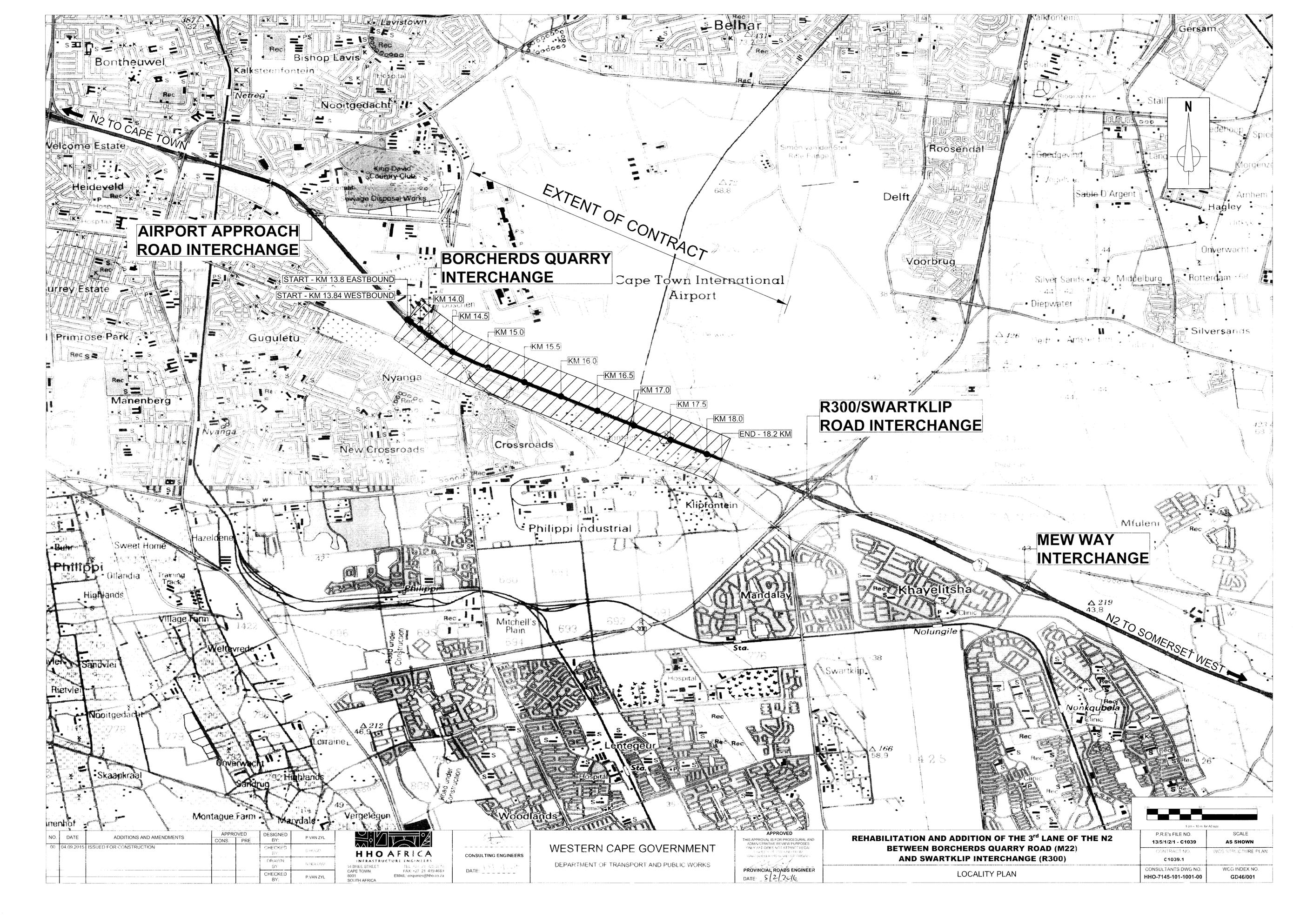 2794x1987 Roadworks On The N2 Between Borcherds Quarry Road And R300