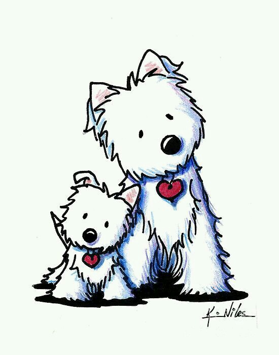 550x700 Pin By Mei Chin Ng On Doodles And Drawings Westies