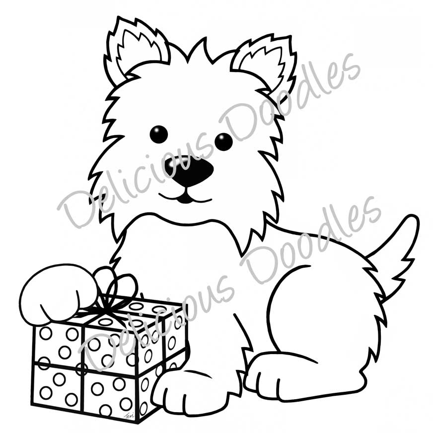 872x872 Westie Coloring Pages