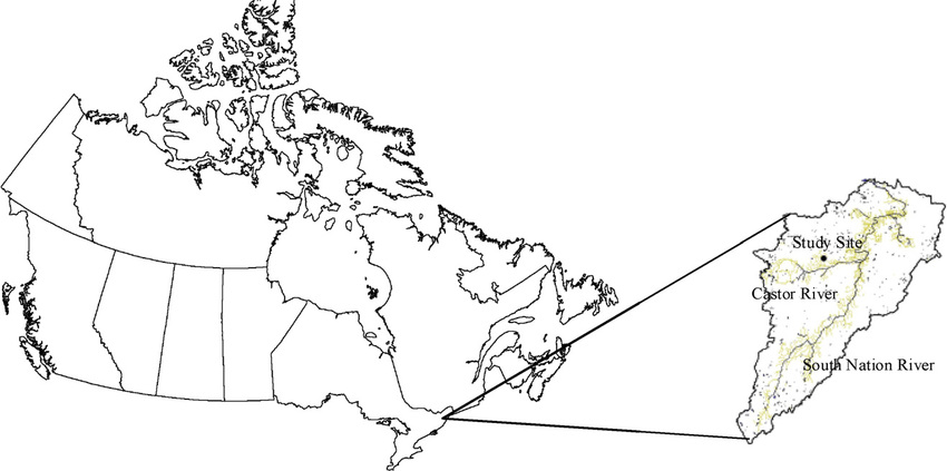 850x423 Position Of The Studied Constructed Wetland Within The South Nation