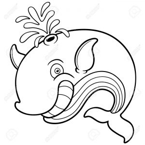300x300 How To Draw Cute Cartoon Whale Adult
