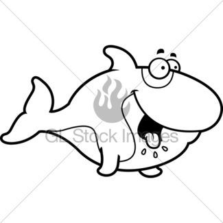 325x325 Cartoon Drunk Killer Whale Gl Stock Images