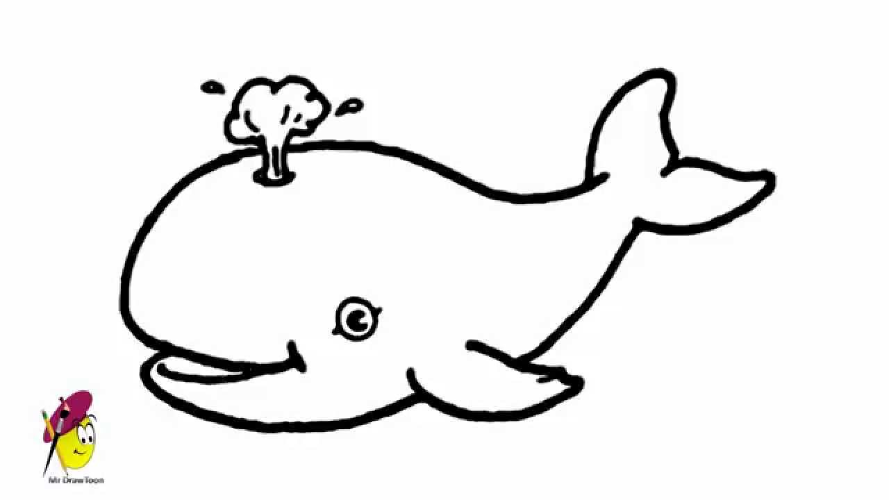 1280x720 Cartoon Whale