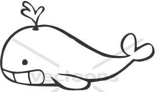 320x189 Simple Young Whale Illustration In Sketch Style