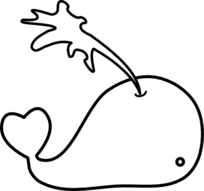 298x279 Click The Simple Cartoon Sperm Whale. How To Draw A Cartoon Whale
