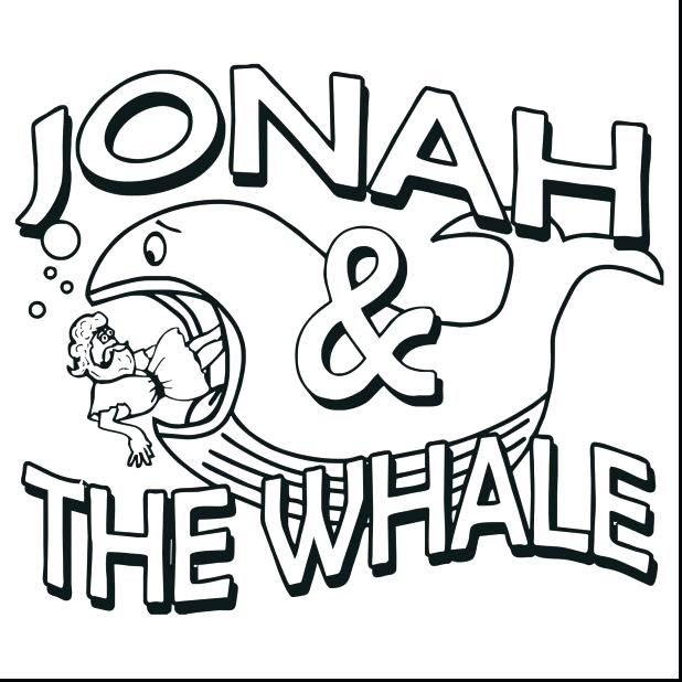 618x618 Jonah And The Whale Coloring Pages For Preschoolers Packed