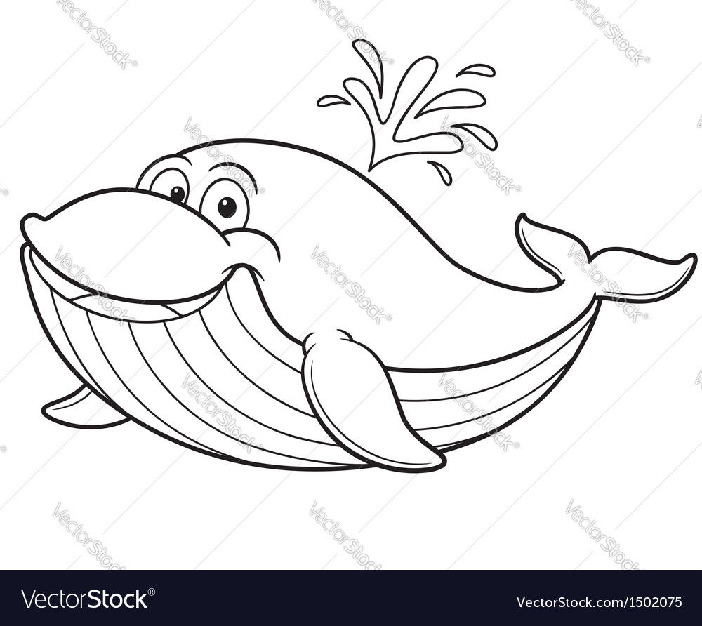 1000x892 Whale Outline