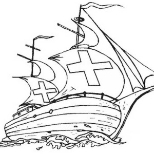 300x300 Two Killer Whales Orca On Hunting Coloring Page