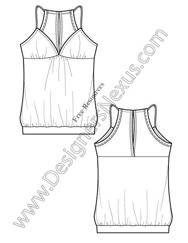 612x792 Fashion Technical Drawing Free Vector Fashion Flat Sketches