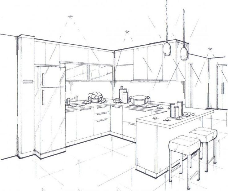 736x616 Lic S Open Modern Kitchen Elevation Drawings House This Weekend