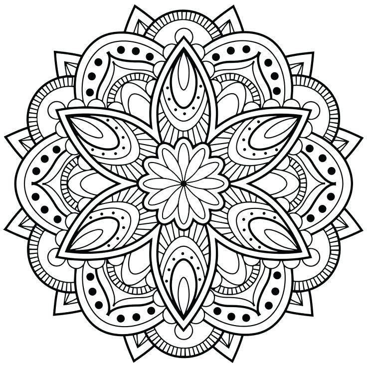 736x736 Mandala Coloring Pages Online Color Mandalas Colouring Pages
