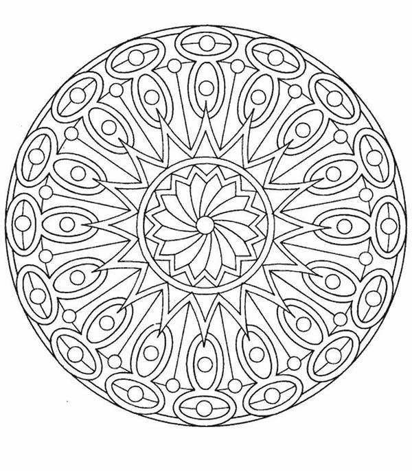 600x686 Drawing Mandala Christmas Picture Coloring Pages Best Place To Color
