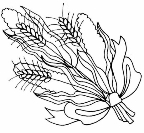 550x508 Wheat Bouquets