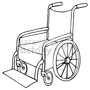 300x300 Royalty Free Green Wheelchair 149555 Vector Clip Art Image