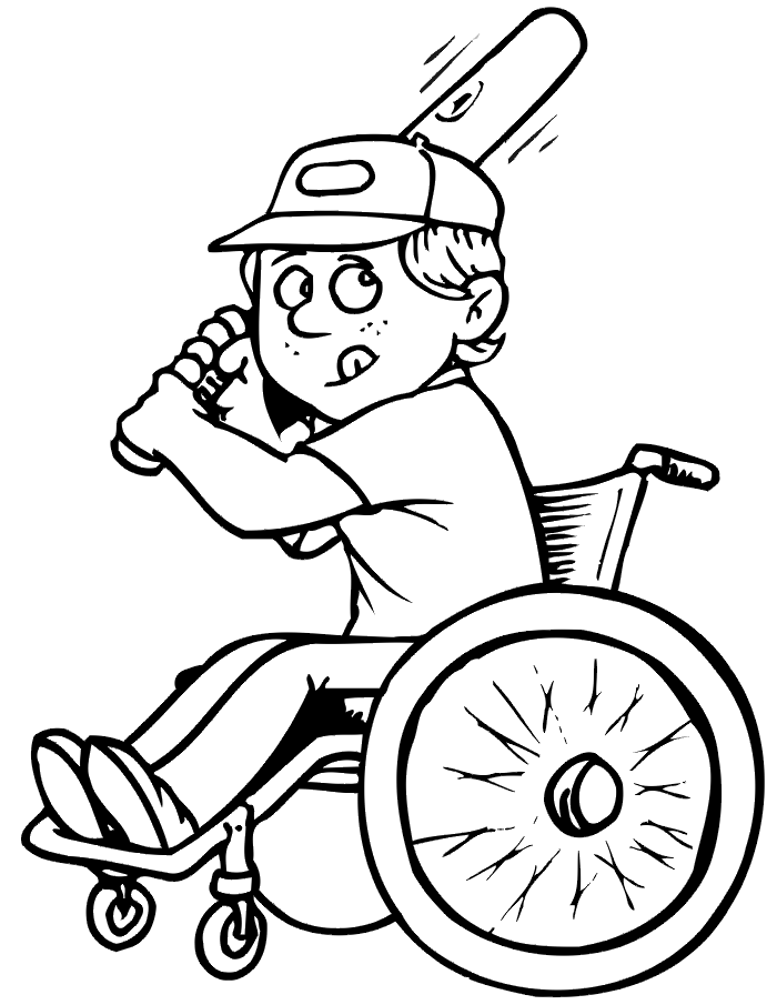700x905 Wheelchair Baseball Coloring Page Art Ideas For Noah