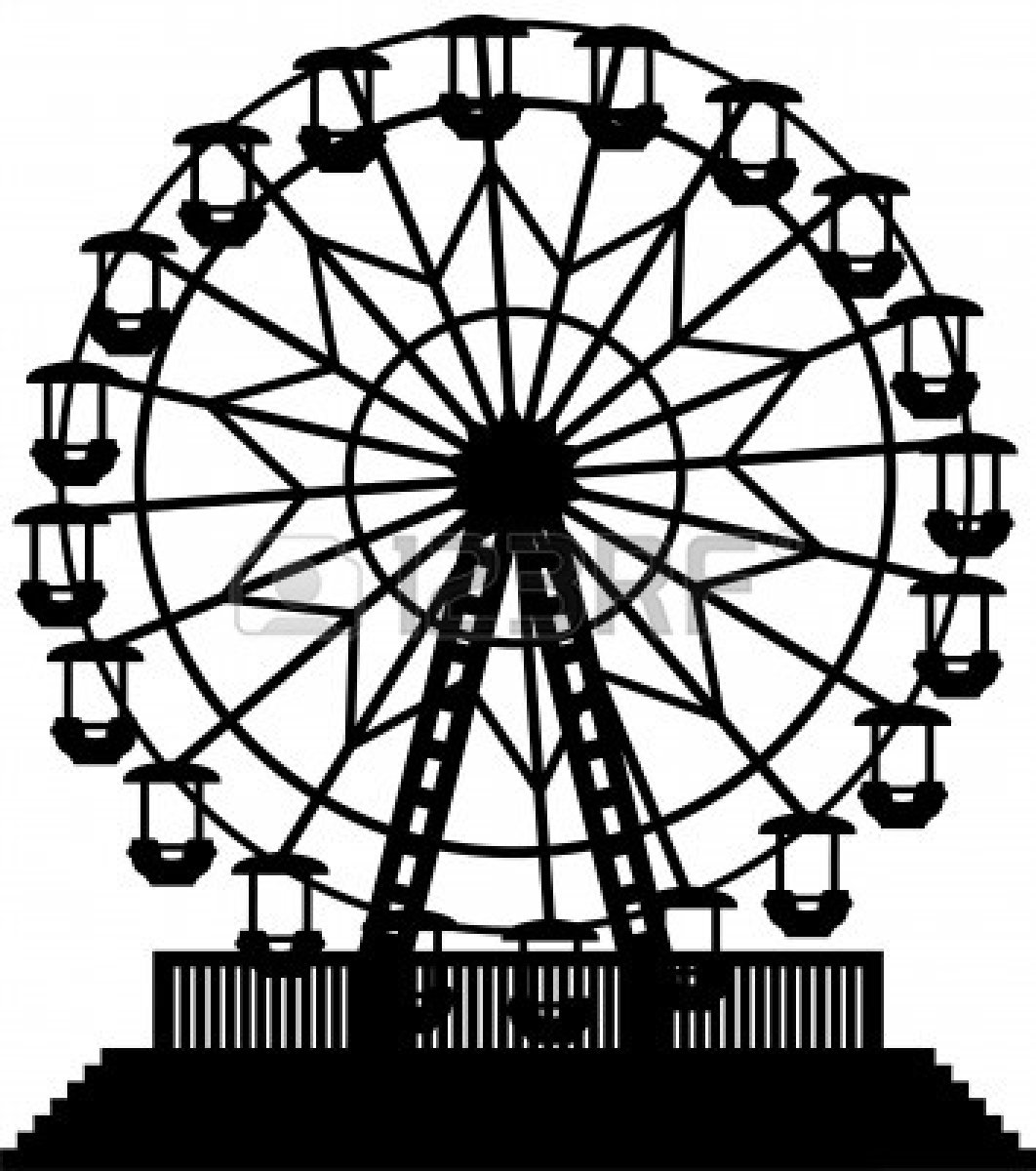 1062x1200 Ferris Wheel Clipart Wheels And 2 Cut It Out