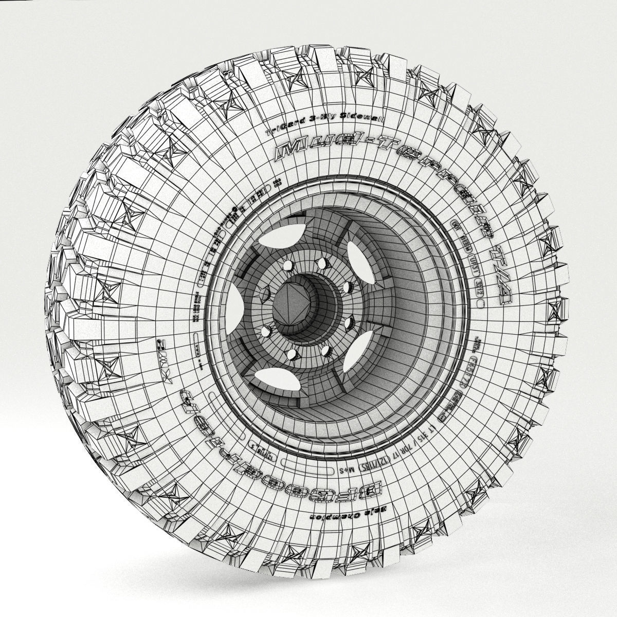 1200x1200 3d Off Road Wheel And Tire 3 Beamng Cgtrader