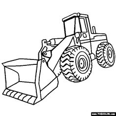 236x236 How To Draw Excavators In 11 Steps Color Sheets, Craft
