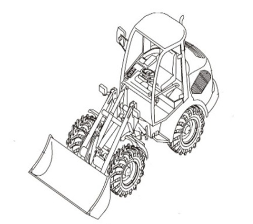 500x442 Takeuchi Tw65 Wheel Loader Parts Manual (Serial No. E1