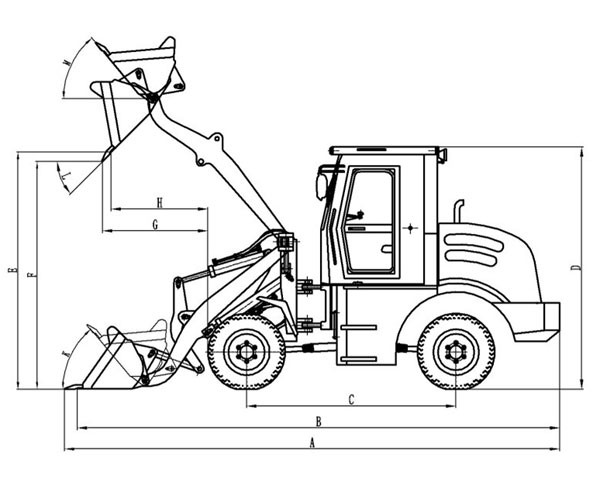 600x495 Wheel Loader Drawing Images