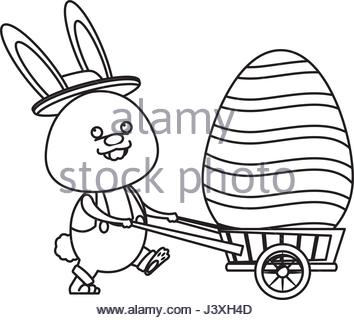 354x320 Hare With Wheelbarrow Stock Photo, Royalty Free Image 40118251