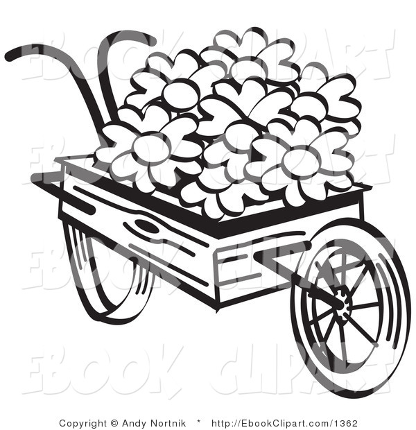 600x620 Vector Clip Art Of A Black And White Coloring Page Of An Old