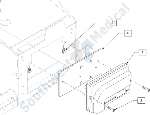 500x386 Quickie Qm 7 Series Replacement Parts Vr2 Vr2 Controller Qm710