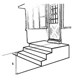 236x245 Stair Amp Porch Ramp Plan Dimensions K. Total Rise (Slope) Of Yard