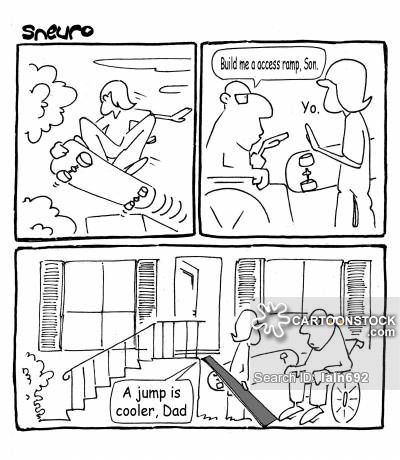 400x460 Wheelchair Ramp Cartoons And Comics