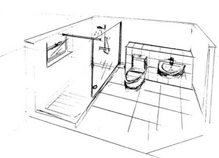 314x227 Bathroom Design Bathroom Design Drawings Development Sketches