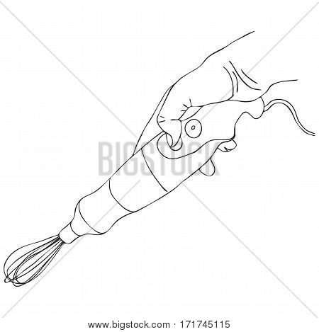 450x469 Cooking Hand Electrical Whisk, Vector Amp Photo Bigstock
