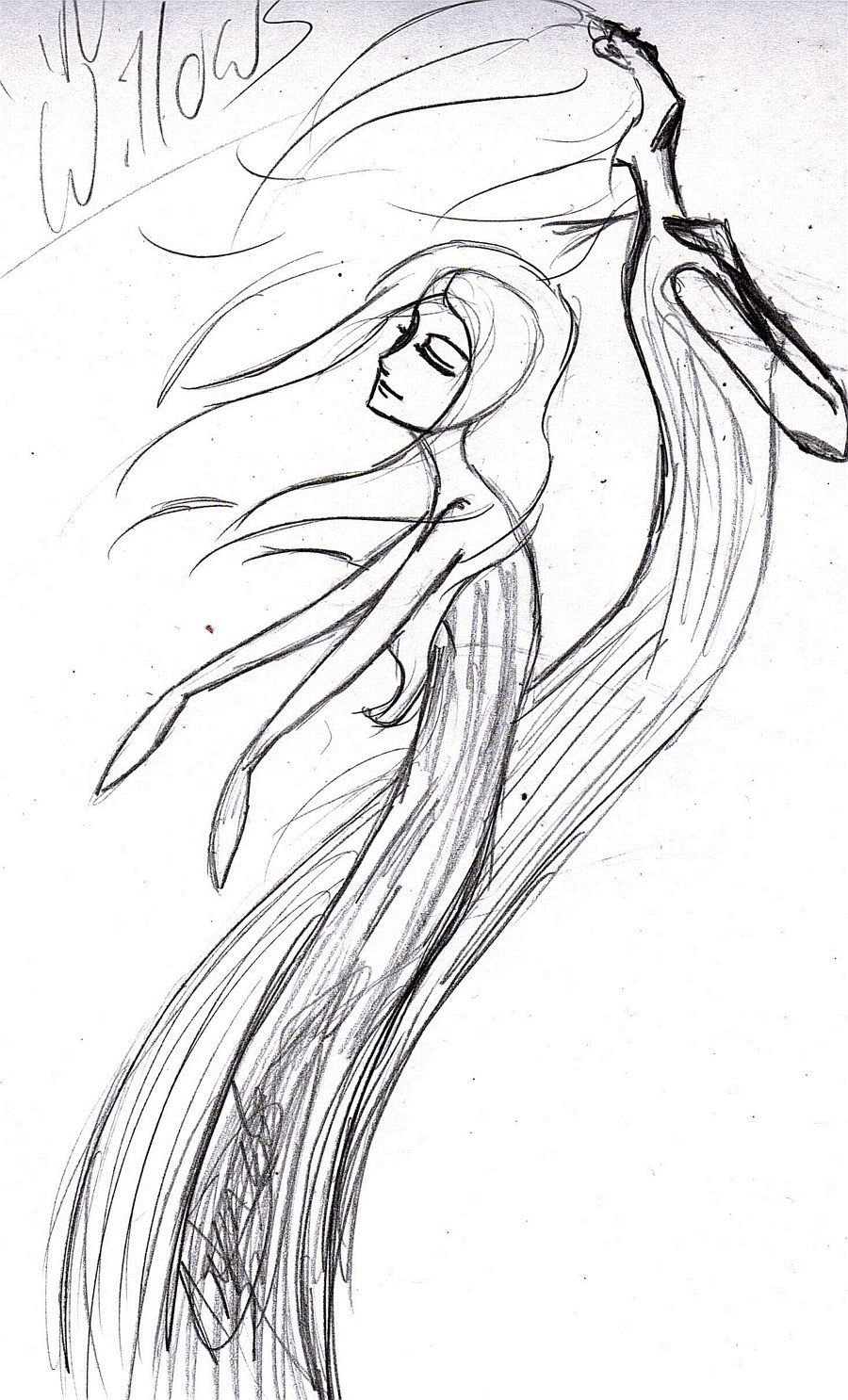 900x1486 Whispering Willow Sketch By Winddancer9